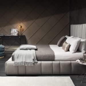 Modern Gray Bed M0445