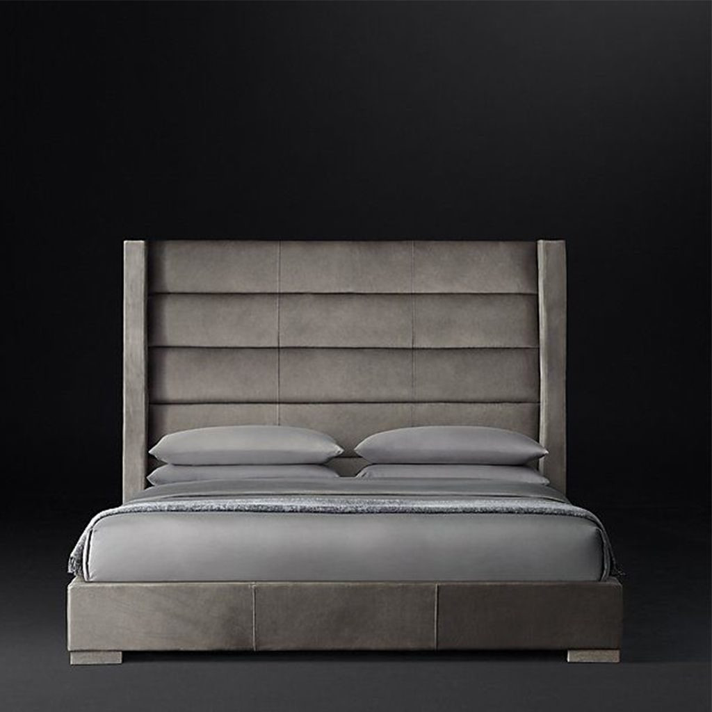 Modern Gray Bed M0453 • Ro2ya Home