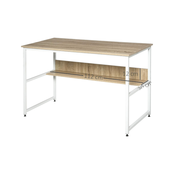 Modern Wood & Metal Computer Desk D004 - Image 4