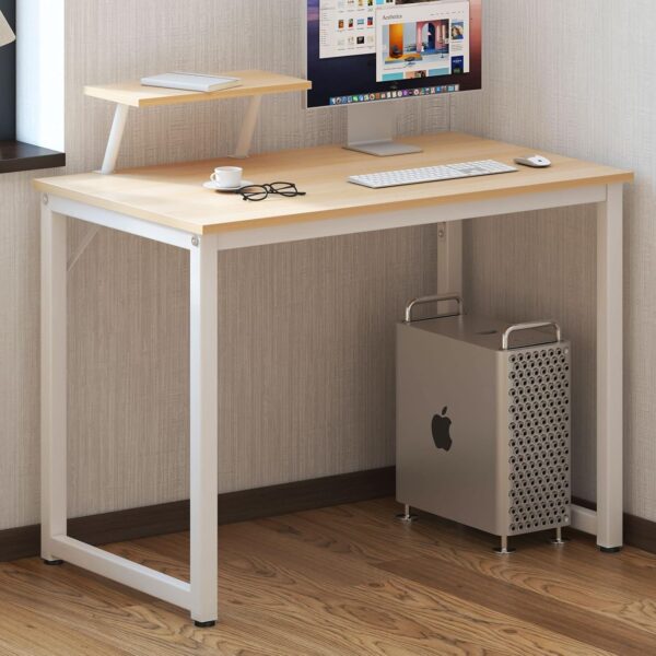 Modern Desk With Shelf D005