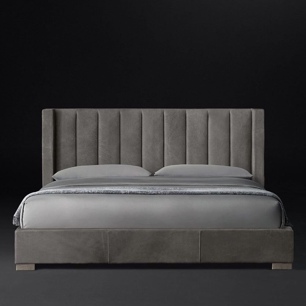 Modern Dark Gray Bed M0436