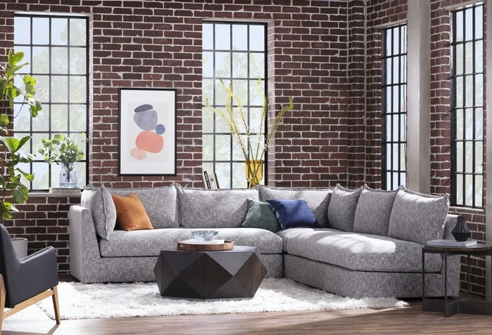 L shape sofa MON014