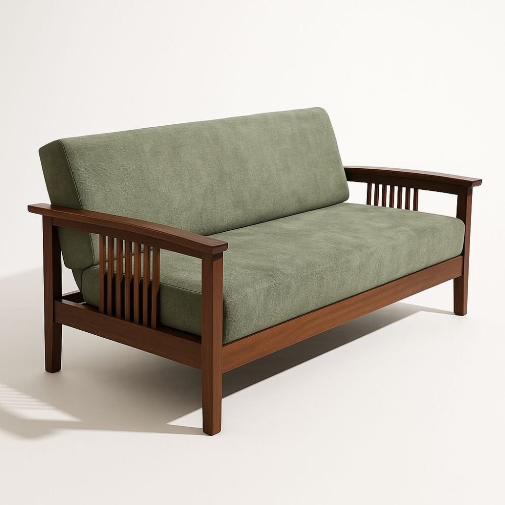 Foldable Sofa Bed With Wooden Frame DE024