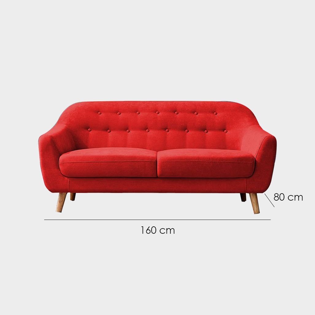 Modern Red Sofa M0473 - Image 2