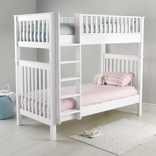 2 Level Natural wooden Bed for kids M06