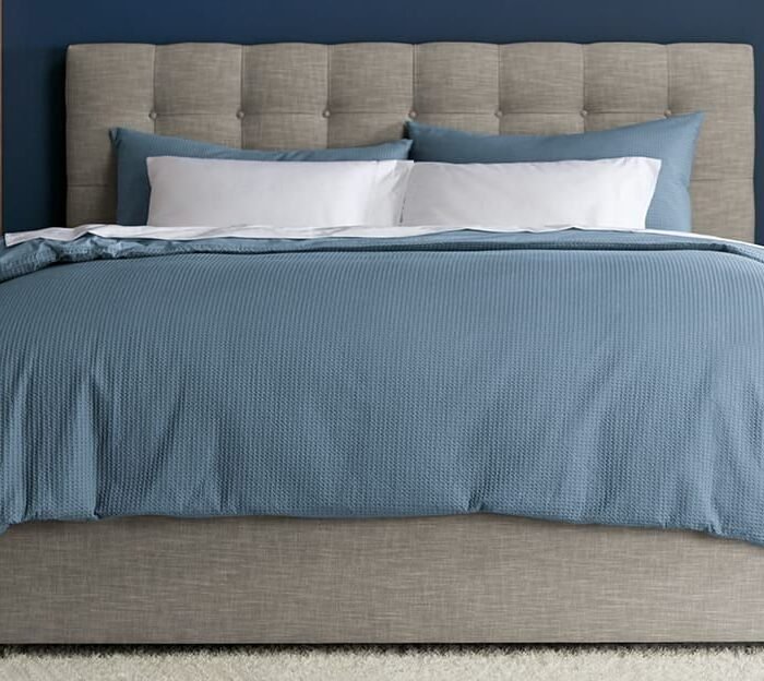 Modern Gray Bed M0454