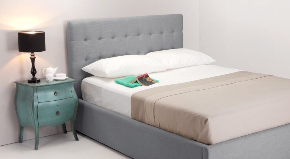 Modern Gray Bed M0443
