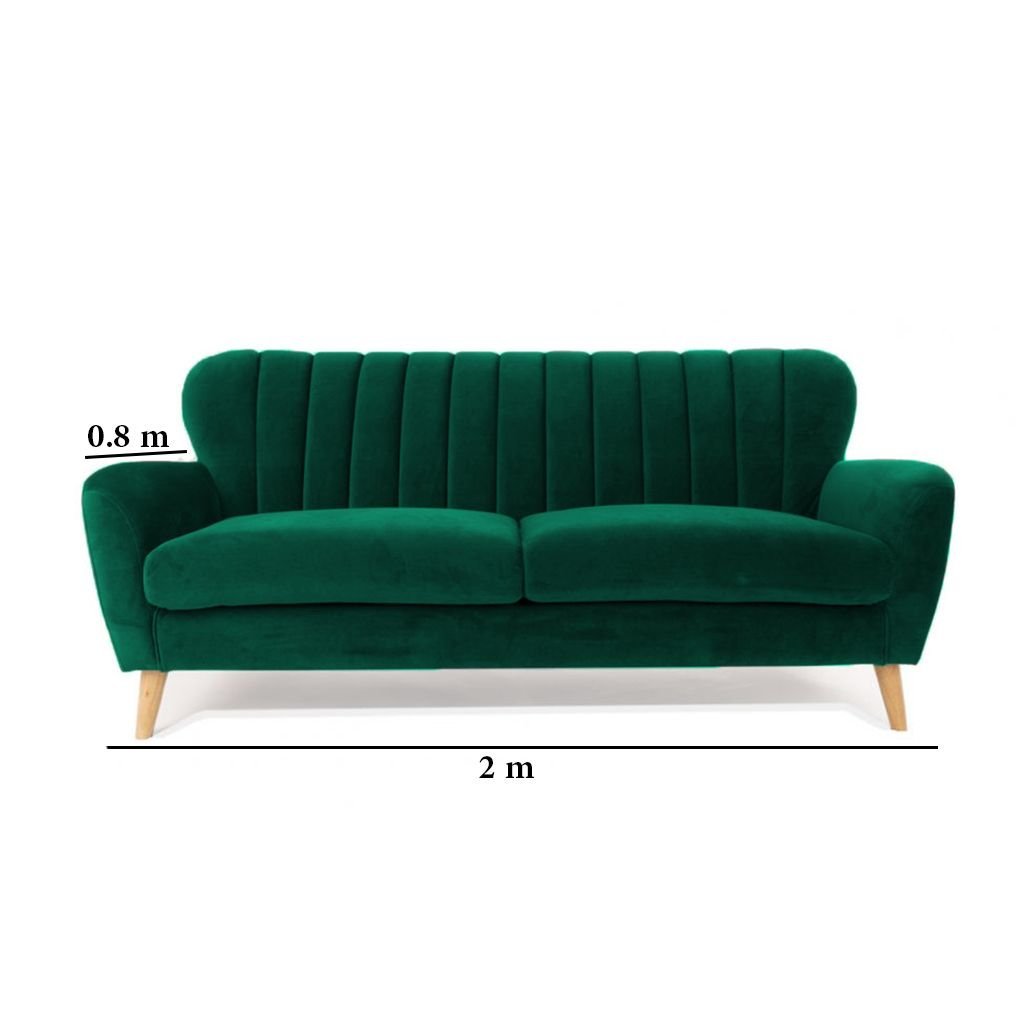 Sofa-Green M0575 - Image 2