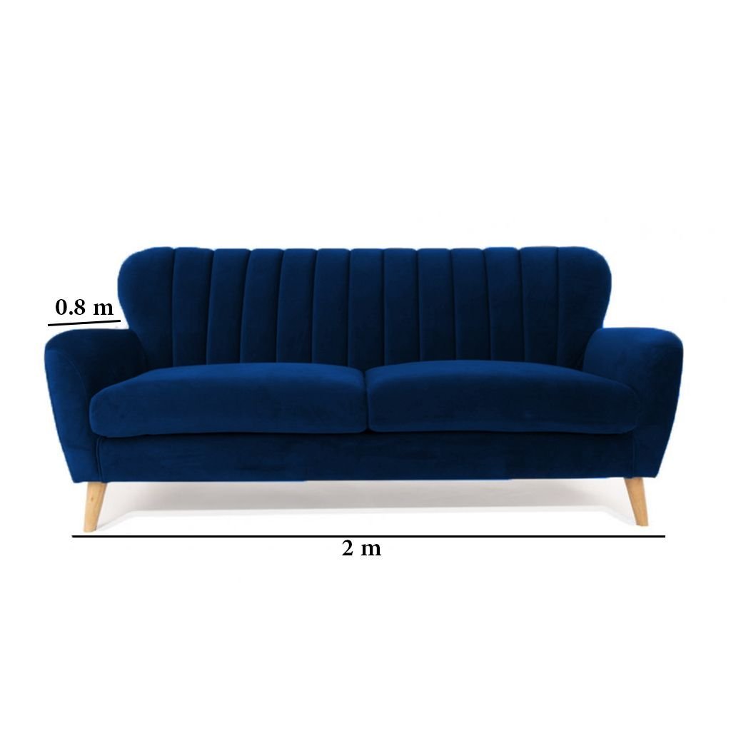 كنبة-أزرق M0578 - الصورة 2