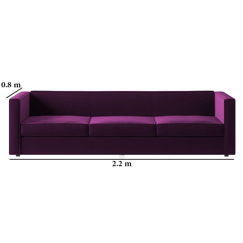 Modern Purple Sofa M0538 - Image 2