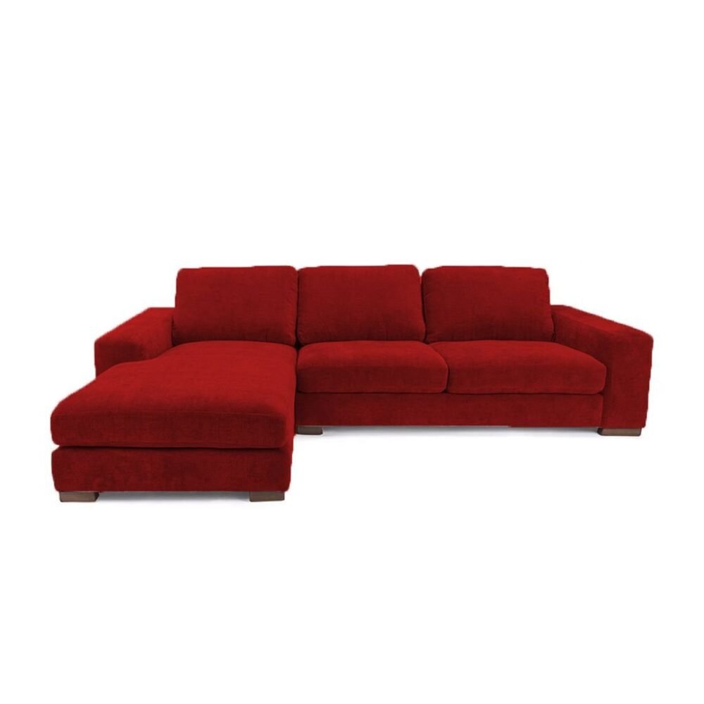 L-shaped sofa-Red M0636
