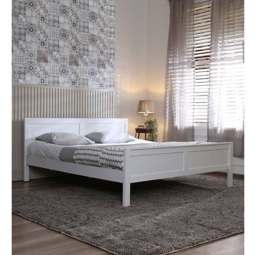 Modern White Bed M0452
