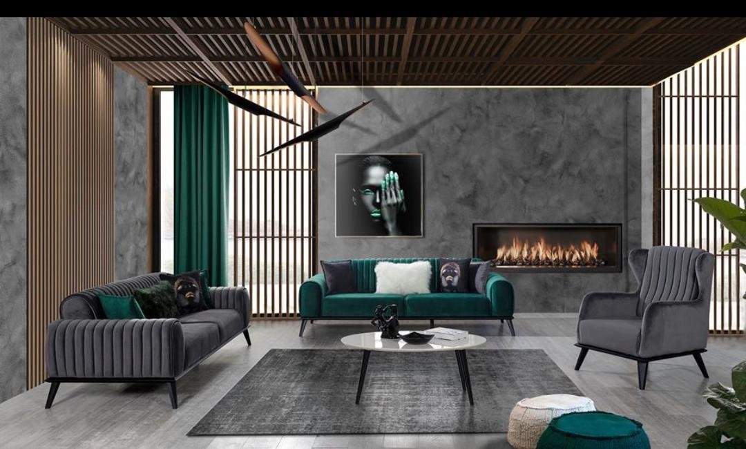 كنبة وكرسي فوتيه UF004