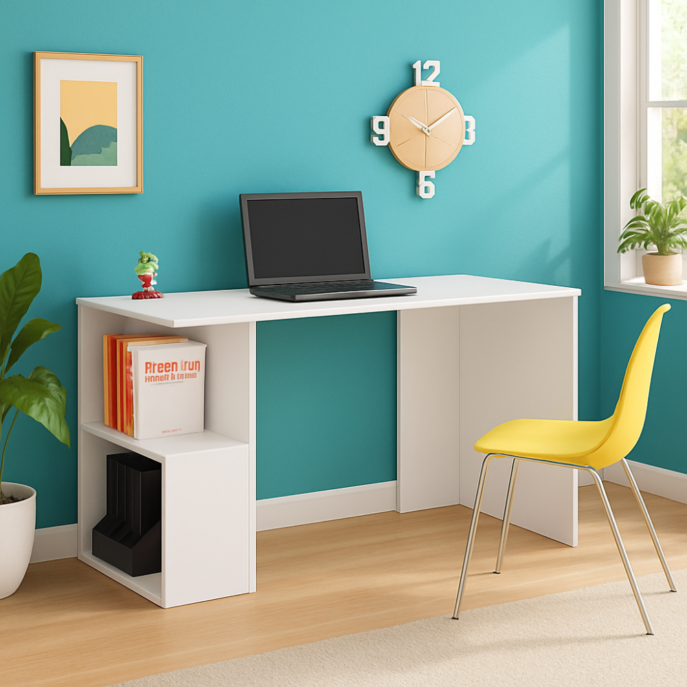 Modern white Desk M02223