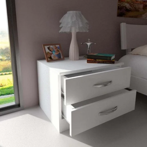 Modern beside table white MG005