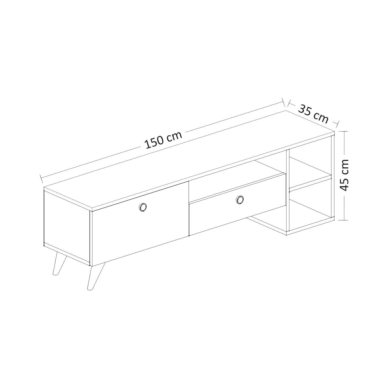 Modern tv unit MG049 - Image 4