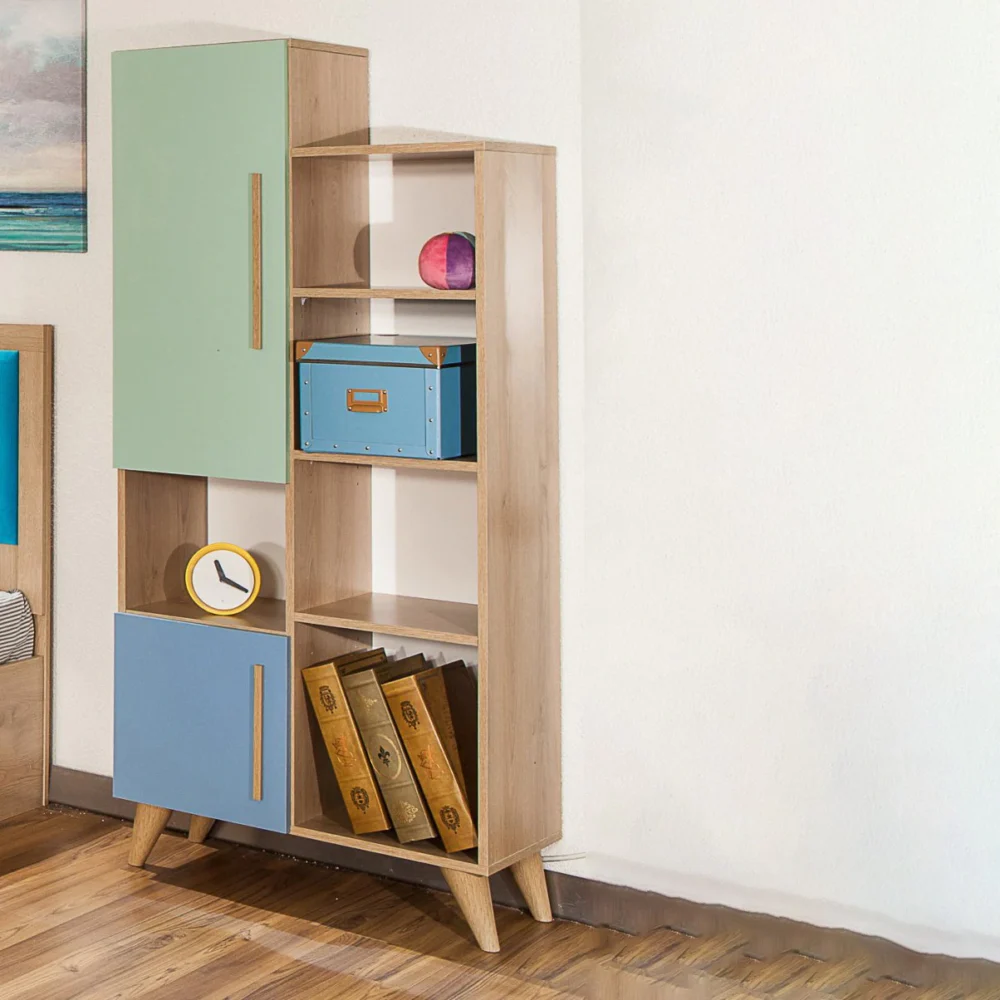 Bookcase Shelf Standing Storage M02357