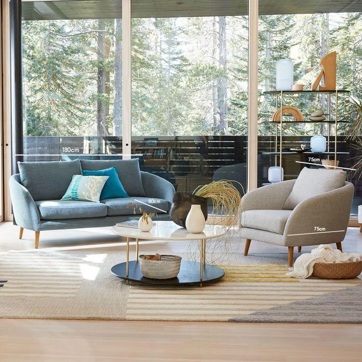 كنبةو كرسي مودرن MAD004