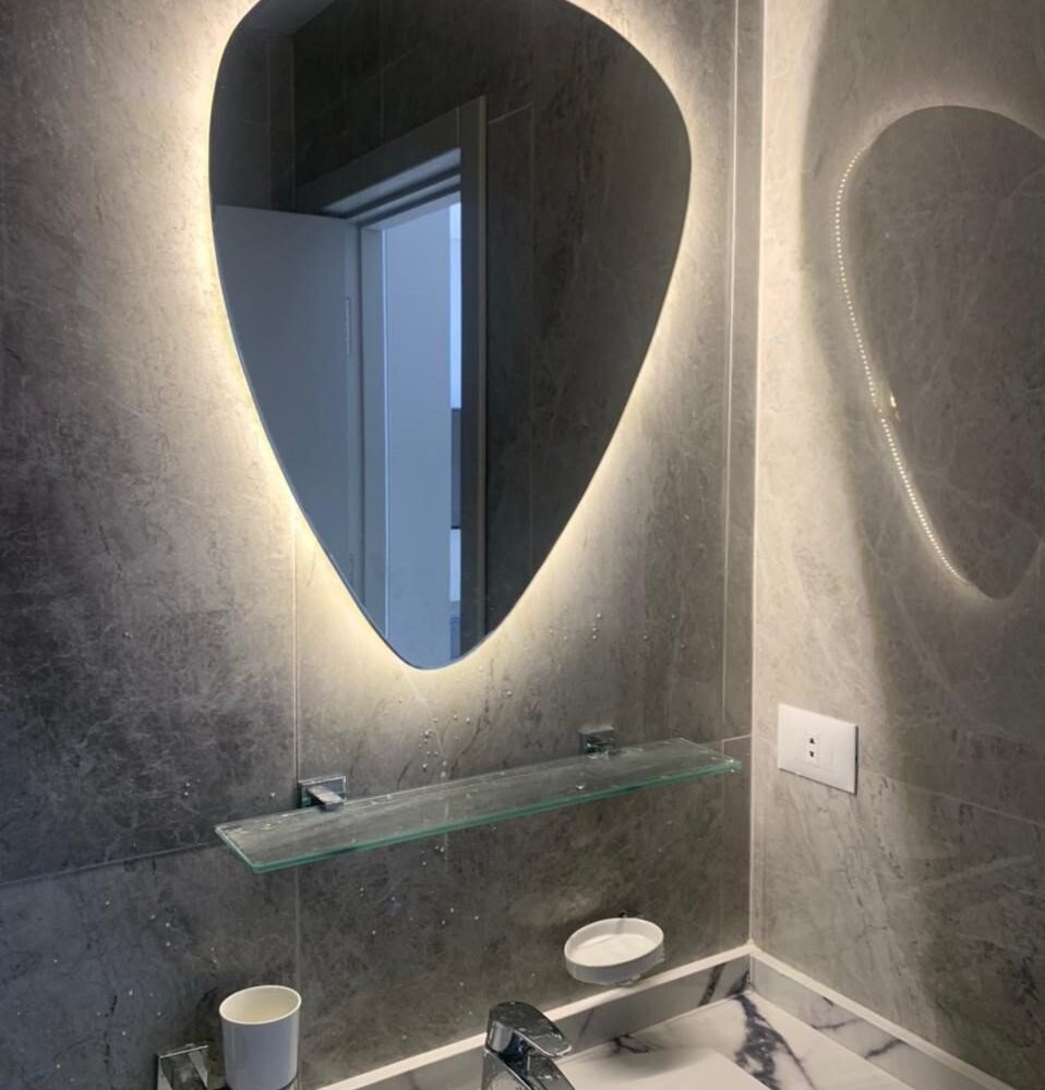 Ripple Led Mirror 001