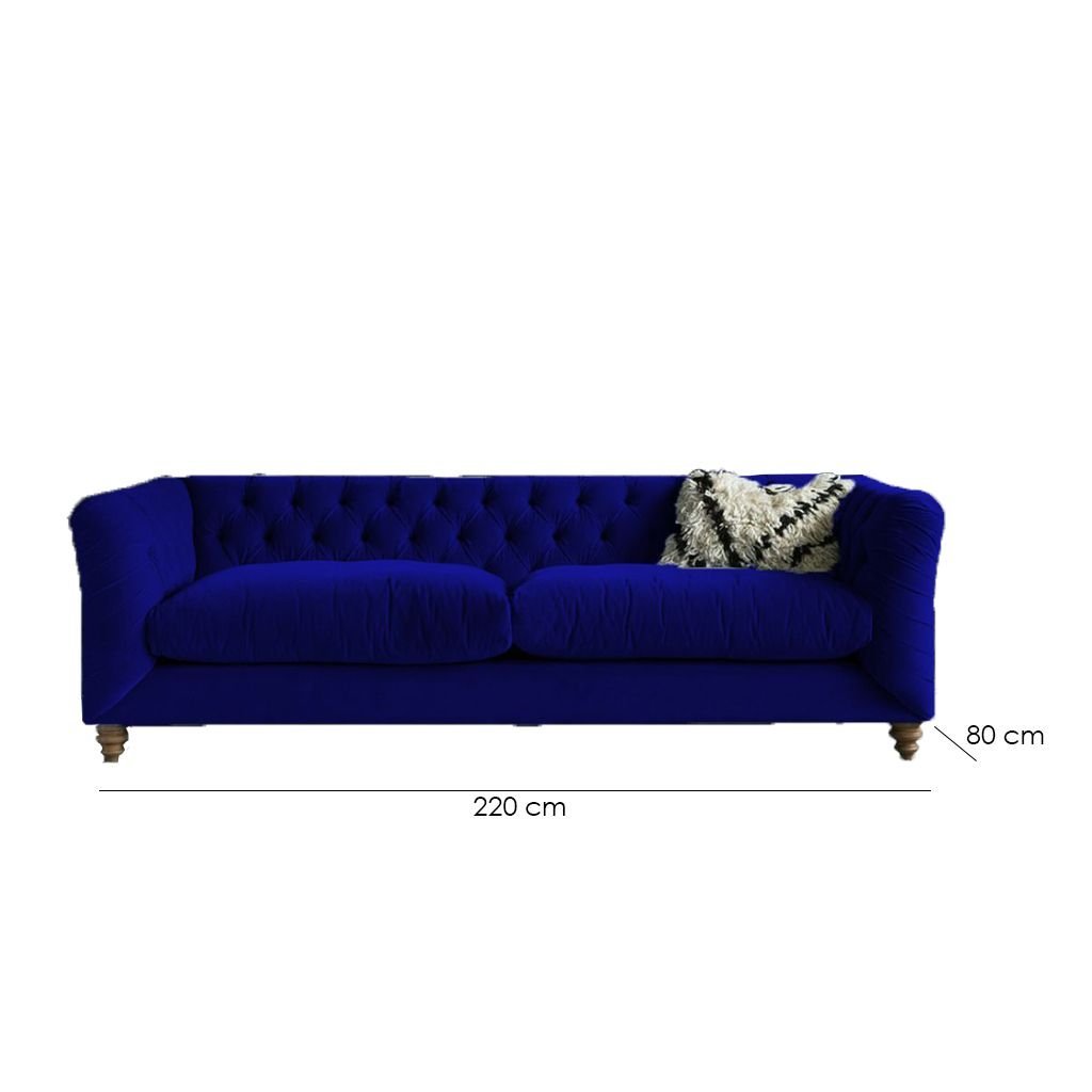 Sofa-Blue M0608 - Image 2