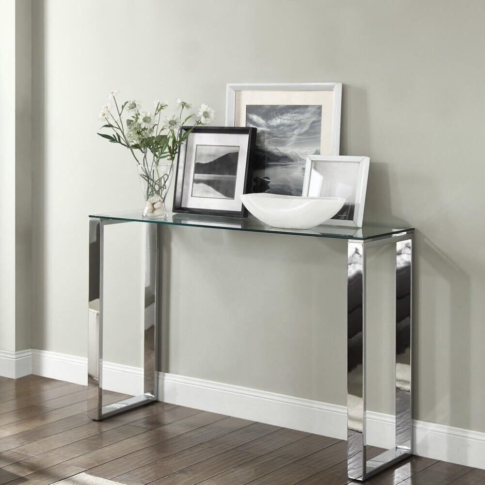 Modern Steel Console M0321