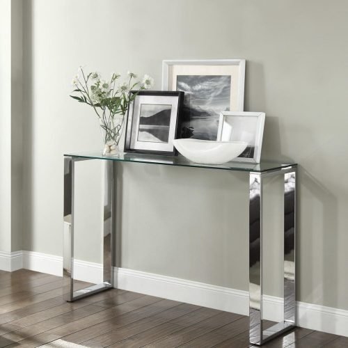 Modern Steel Console M0321
