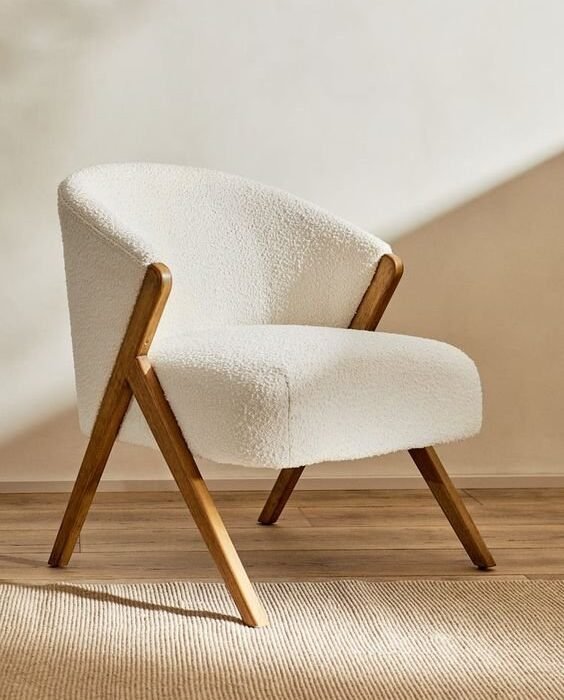 كرسي بوهو مودرن قماش بوكلتMON047