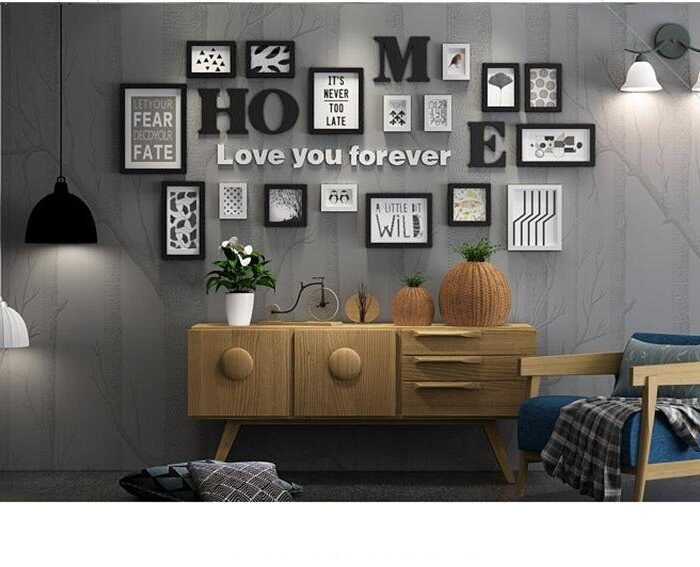 معرض الصور اسود و ابيض مع 17 فريم  FT104