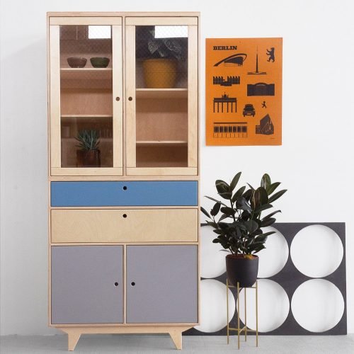 Bookcase Shelf Standing Storage HMZ0012