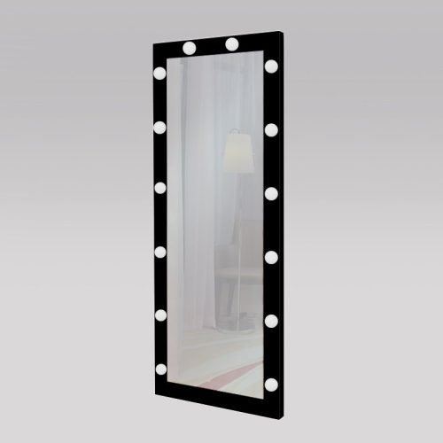 مرايا هوليود أسود M02113