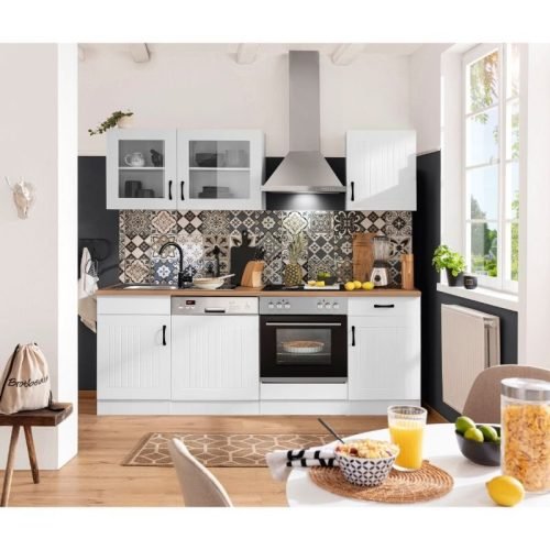 مطبخ مودرن أبيض M02173