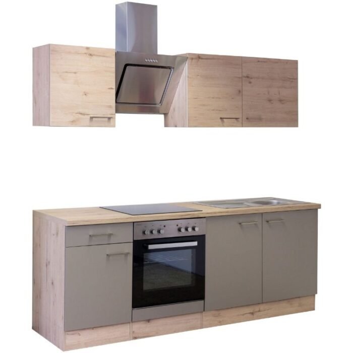 Light wood Modern Kitchen M02181