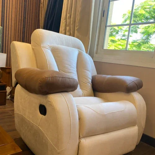 Off White Jack Recliner Chair