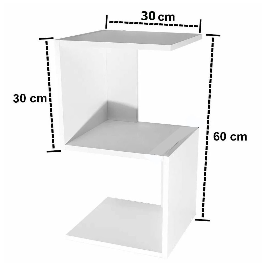 Side End Table-White M0648 - Image 2