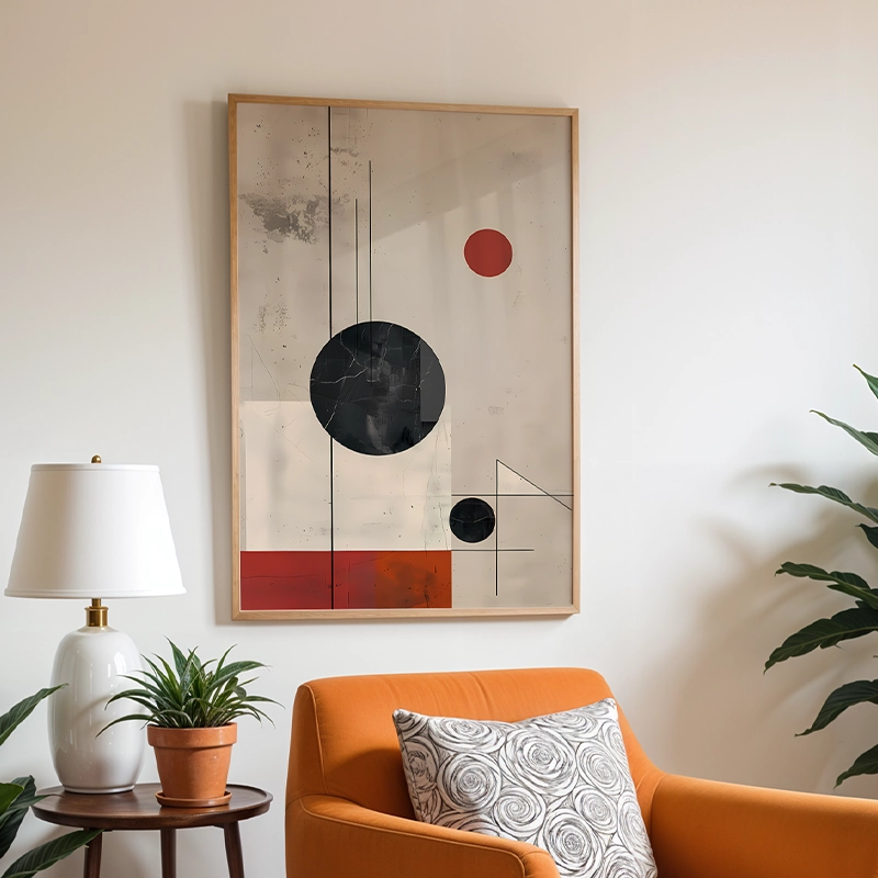 "Eclipsed Harmony: A Geometric Ballet"