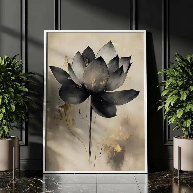 Black & Gold Lotus🌸✨ - الصورة 2
